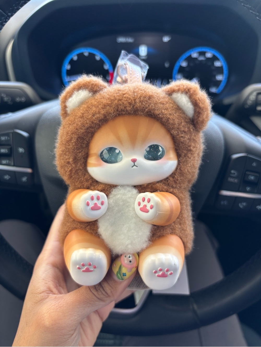 Mofusand Kiramekko Fluffy Kittens Plush - Bear